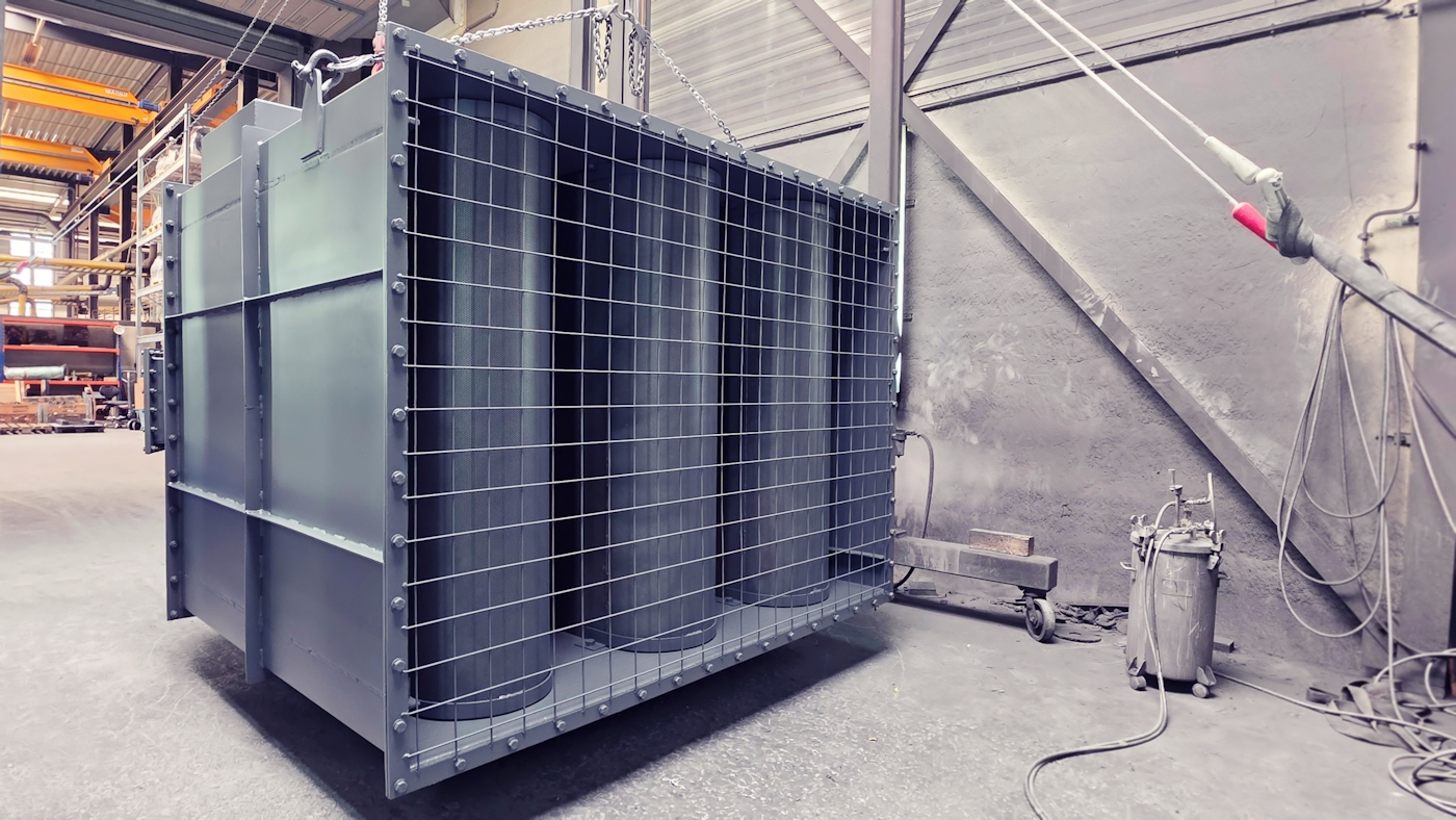 large splitter silencer
