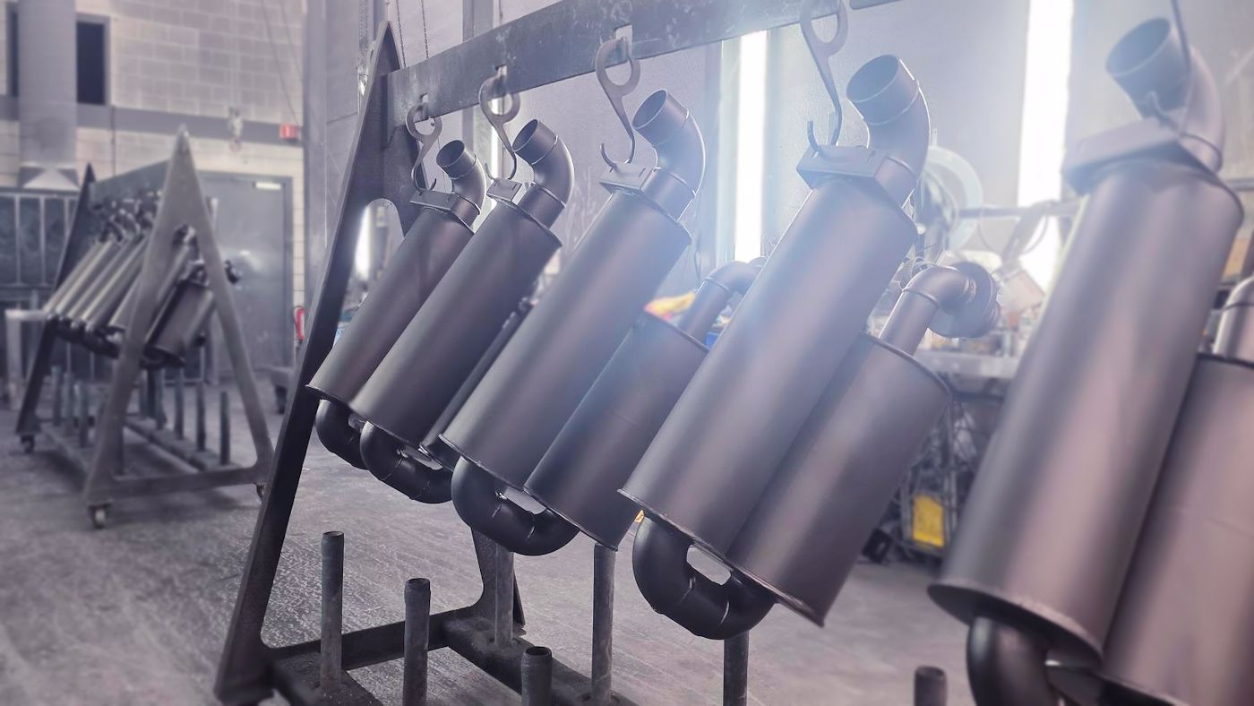 small genset exhaust silencers